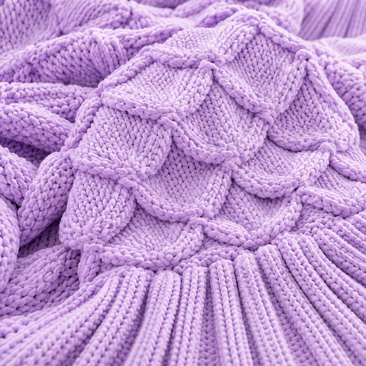 SnuggleTail™ Cozy Knit Tail Blanket
