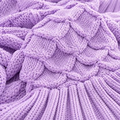 SnuggleTail™ Cozy Knit Tail Blanket